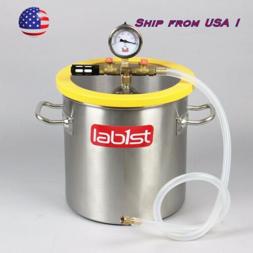 3 Gallon 250mm 9.8" Stainless Steel Vacuum Degassing Chamber Pc Lid From Usa