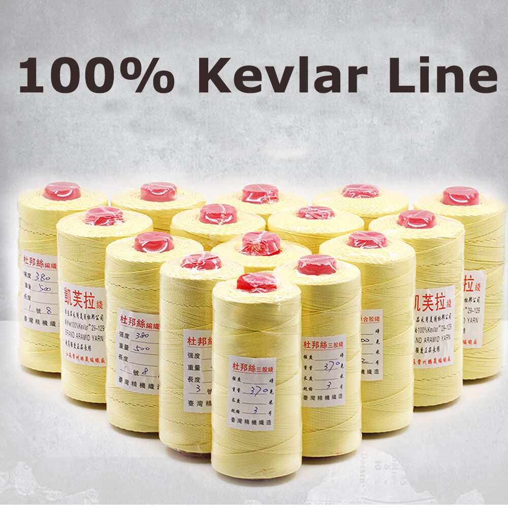Heavy Duty 1000ft Test 70-200lb 100% Kevlar Sewing Thread Line Made With Kevlar