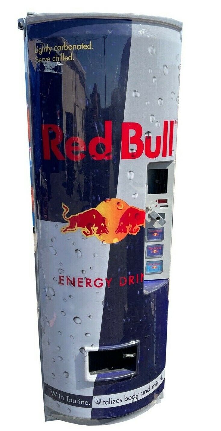 Royal Vendors 372-3 Redbull Energy Drink Vending Machine Free Shipping