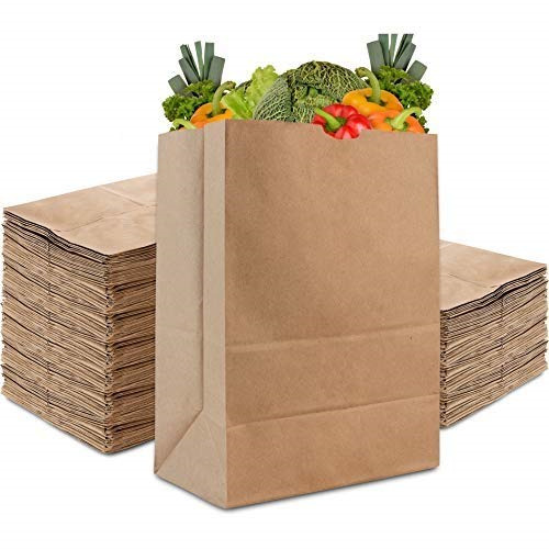 Stock Your Home 57 Lb Kraft Brown Paper Bags (100 Count)