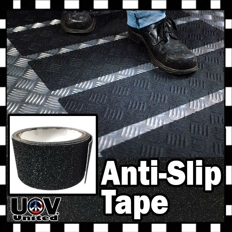 Anti Slip Non Skid High Traction Safety Grit Tape Strips Sticker Adhesive Roll