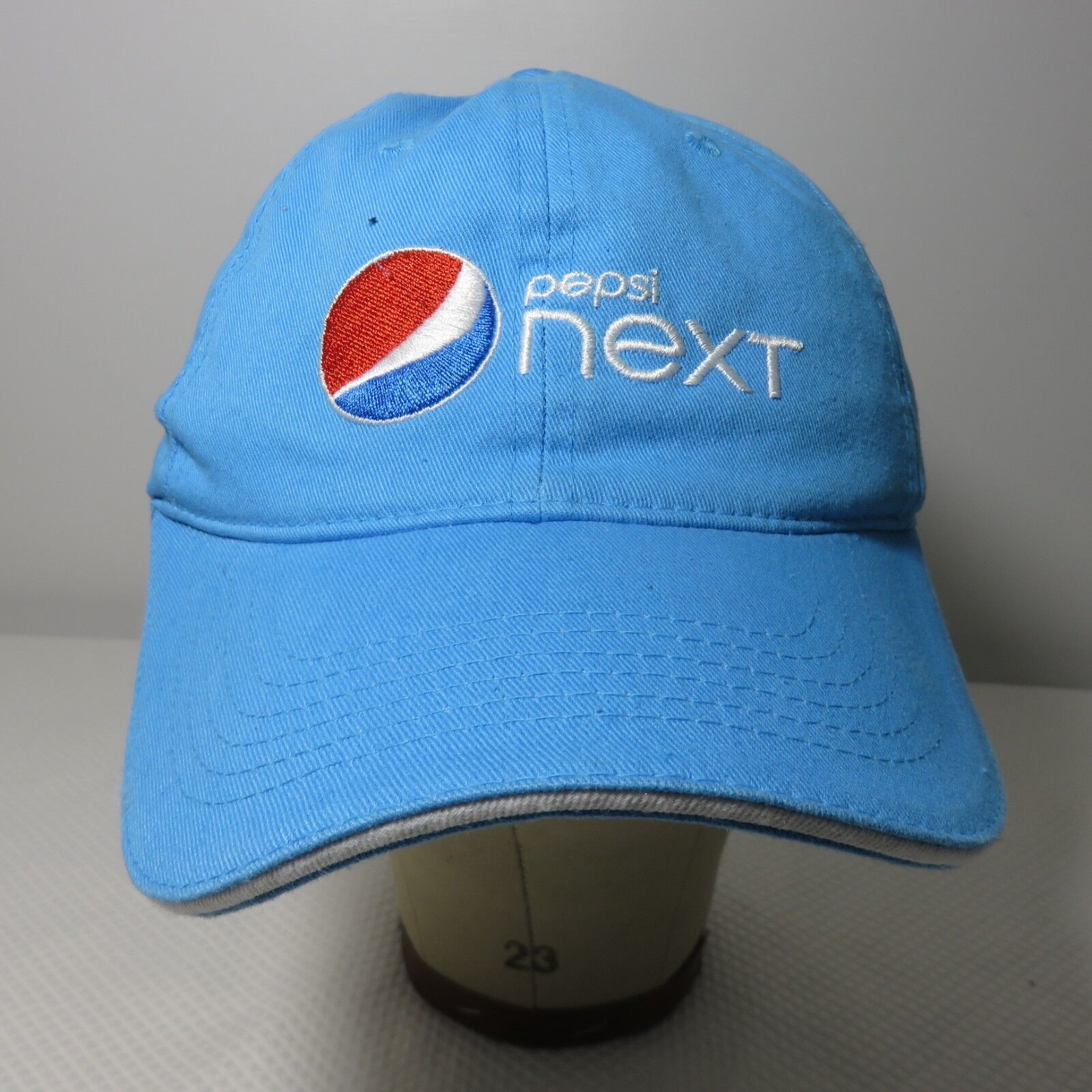 New Pepsi Next Hat Cap Cola Soda Pop Embroidered Adjustable Strap Back Stevia