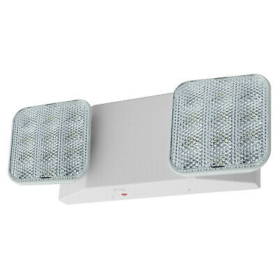 All Led Emergency Exit Light - Square Head Ul Fire Code Safety Egress - Elw2