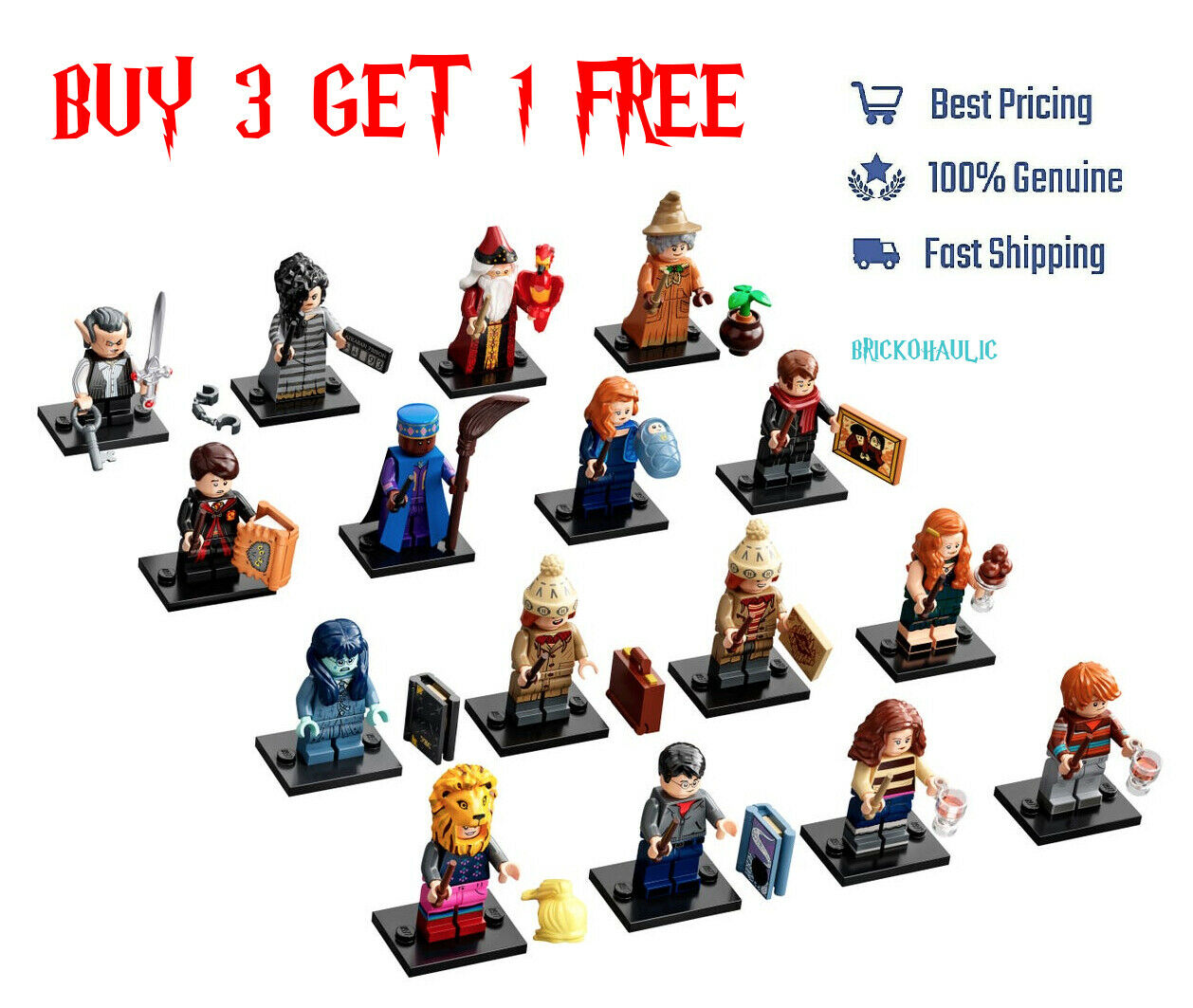 Lego Harry Potter 71028 Series 2 Minifigures Collectible Lily James Luna Ginny