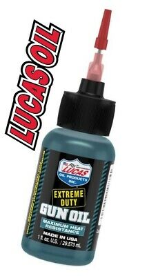 Lucas Extreme Duty Gun Oil 1oz Bottle 10875 Needle Oiler