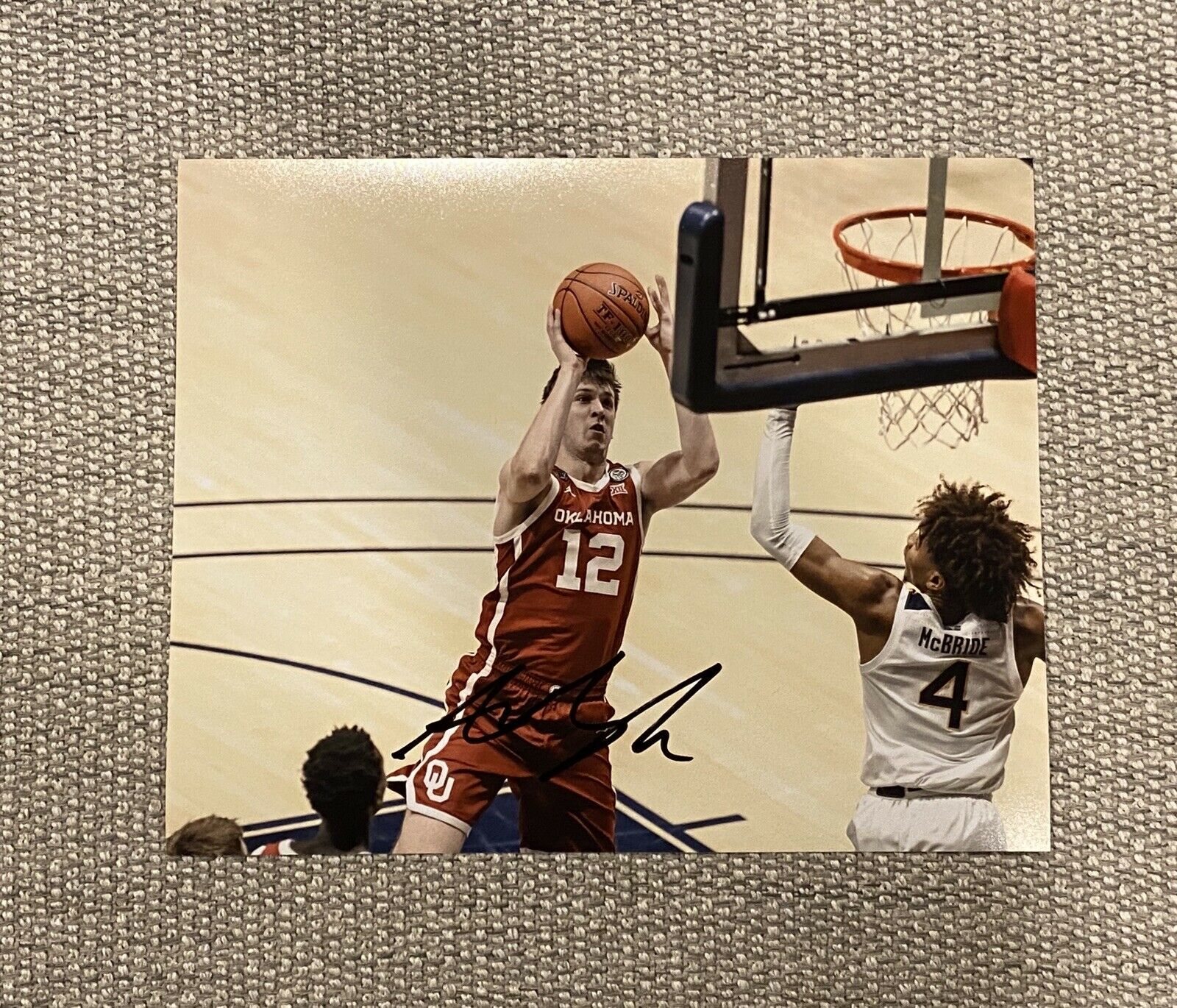 Exact Proof! Austin Reaves Signed Autographed 8x10 Photo Oklahoma Basketball