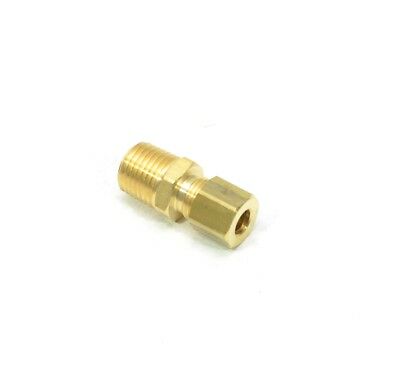 1/4 Od Compression Tube To 1/4 Male Npt Adapter Fitting Connector Water Oil Gas