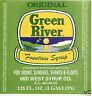 Green River  *  Soda Fountain Syrup - 1  Gallon