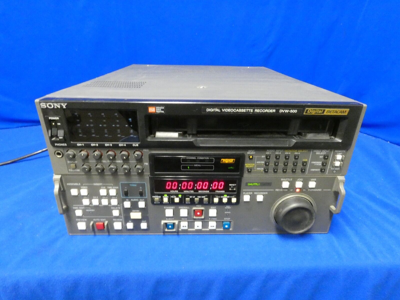 Sony Dvw-500 Digital Betacam Player W/265 Tape Hrs, Very Low Hours (pickup Only)
