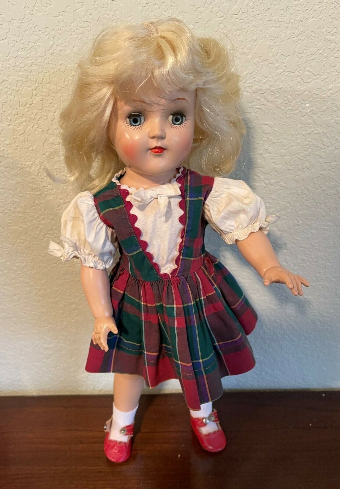 Vintage Blond Ideal Toni Doll P-91 16 Inches Tall