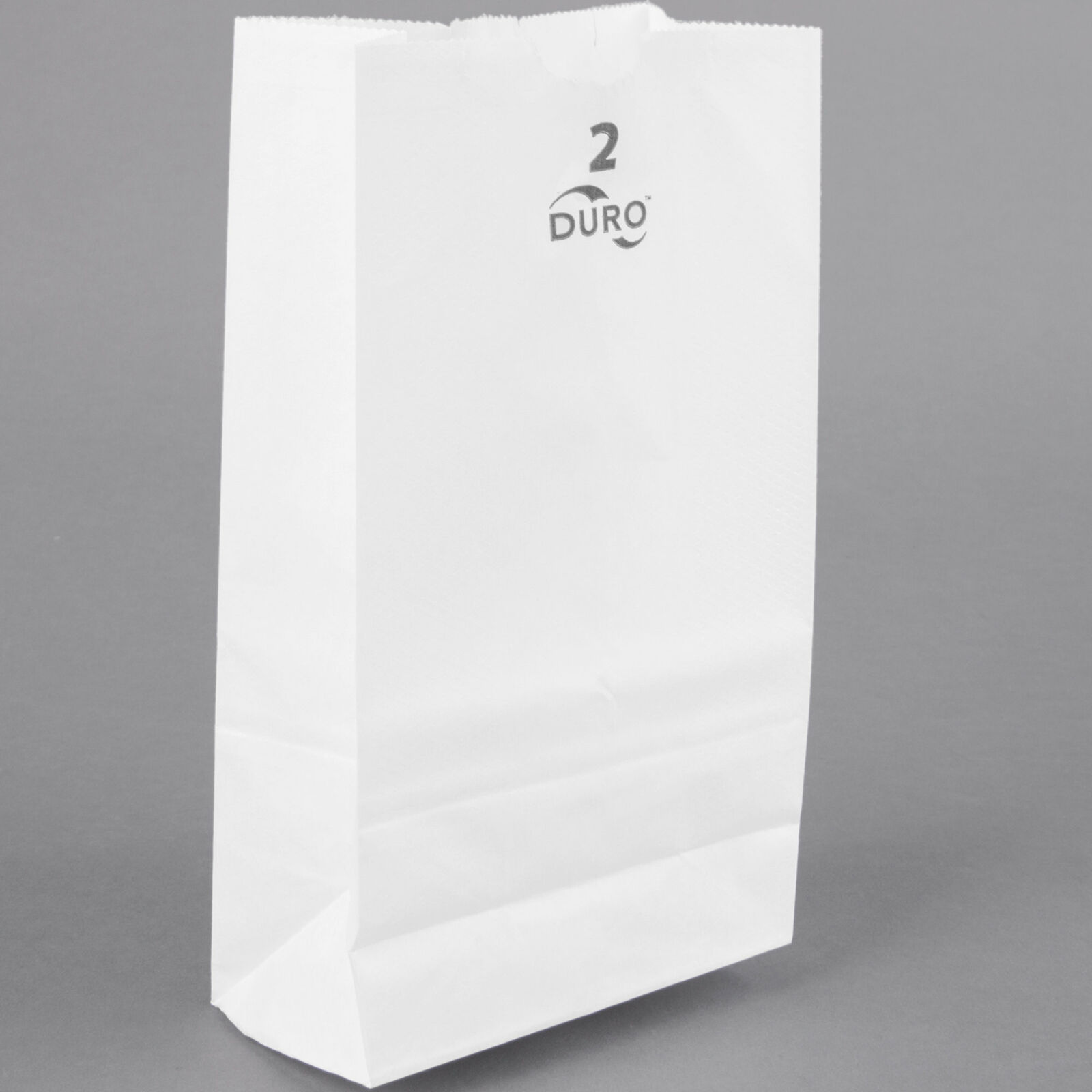 (500 Pack) Bulk Wholesale 2 Lb. White Paper Disposable School Lunch Bags - Usa
