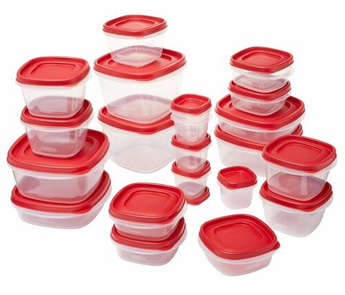 Rubbermaid Easy Find Lids Food Storage Containers, 8 Sets