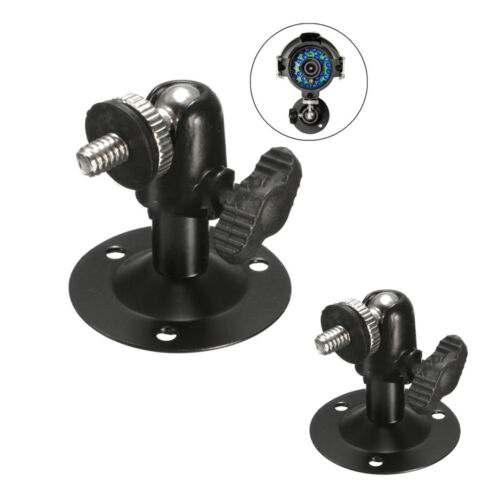 Lot 2 Pcs Metal Wall Mount Ceiling Bracket Holder Stand For Cctv Security Camera