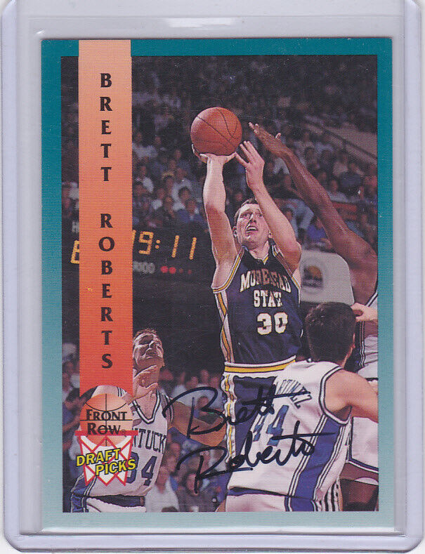 Brett Roberts Morehead State Eagles 1992 Front Row Auto Autograph Card #111/500