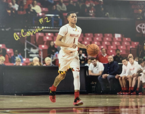 Anthony Cowan Jr Hand Signed 8x10 Photo Maryland Terrapins Basketball Auto